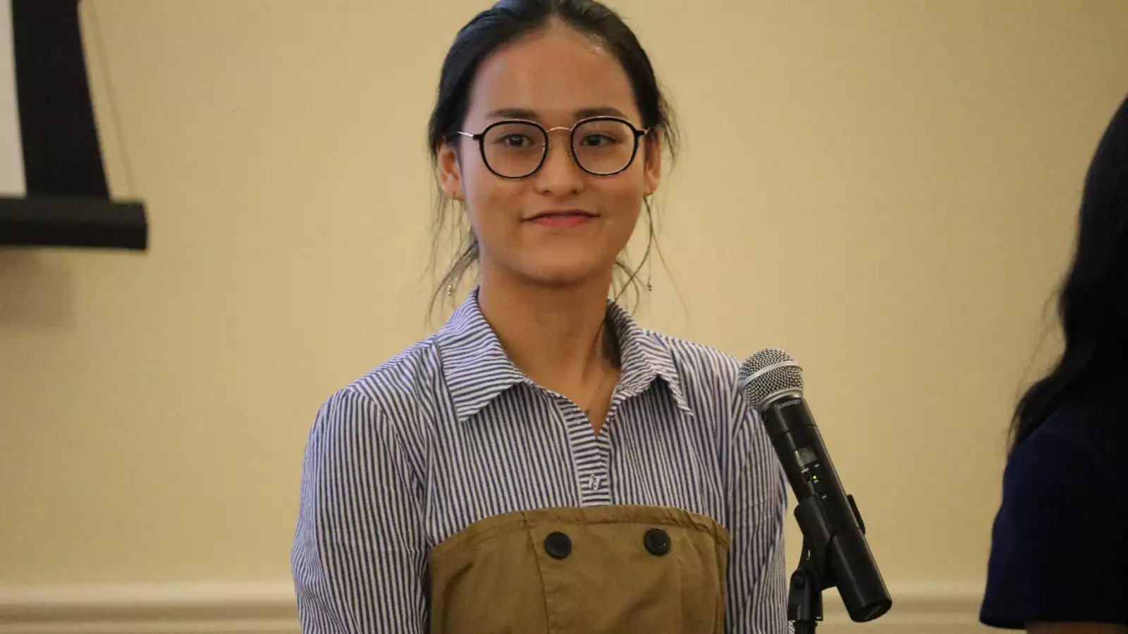 Student in precollege program